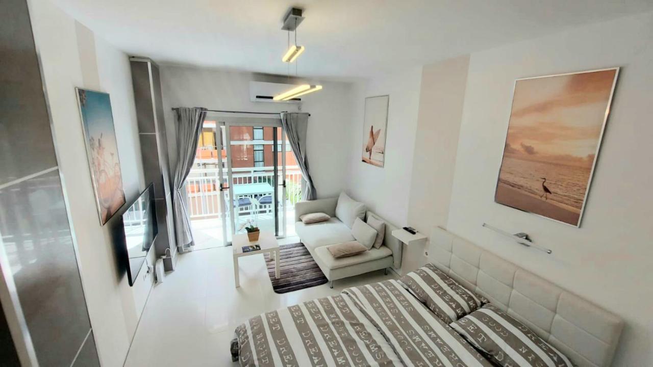 Ferienwohnung Waterfront Studio Las Palmas / Gran Canaria Exterior foto
